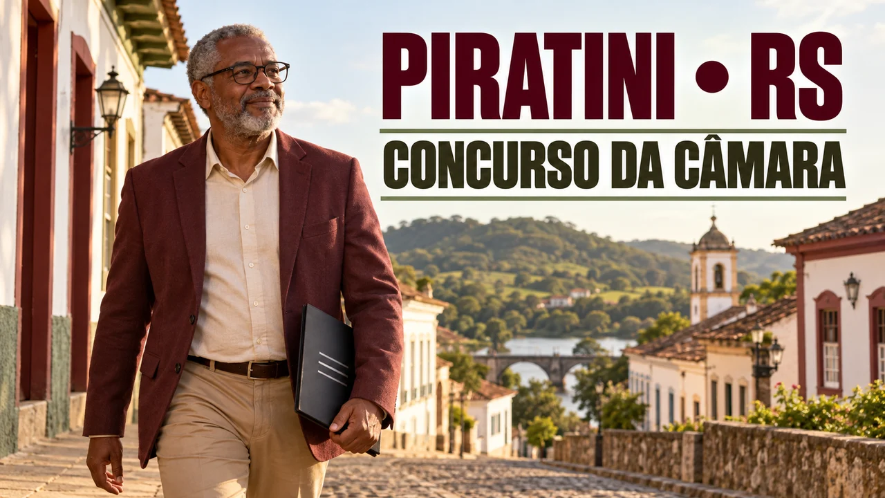 Capa ilustrativa: PIRATINI • RS. CONCURSO DA CÂMARA