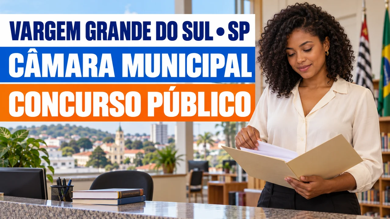 Capa ilustrativa: VARGEM GRANDE DO SUL • SP. CÂMARA MUNICIPAL. CONCURSO PÚBLICO
