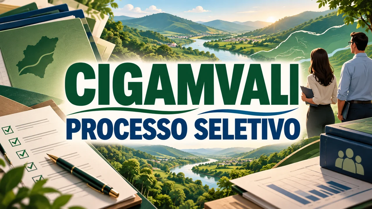 Capa ilustrativa: CIGAMVALI. PROCESSO SELETIVO
