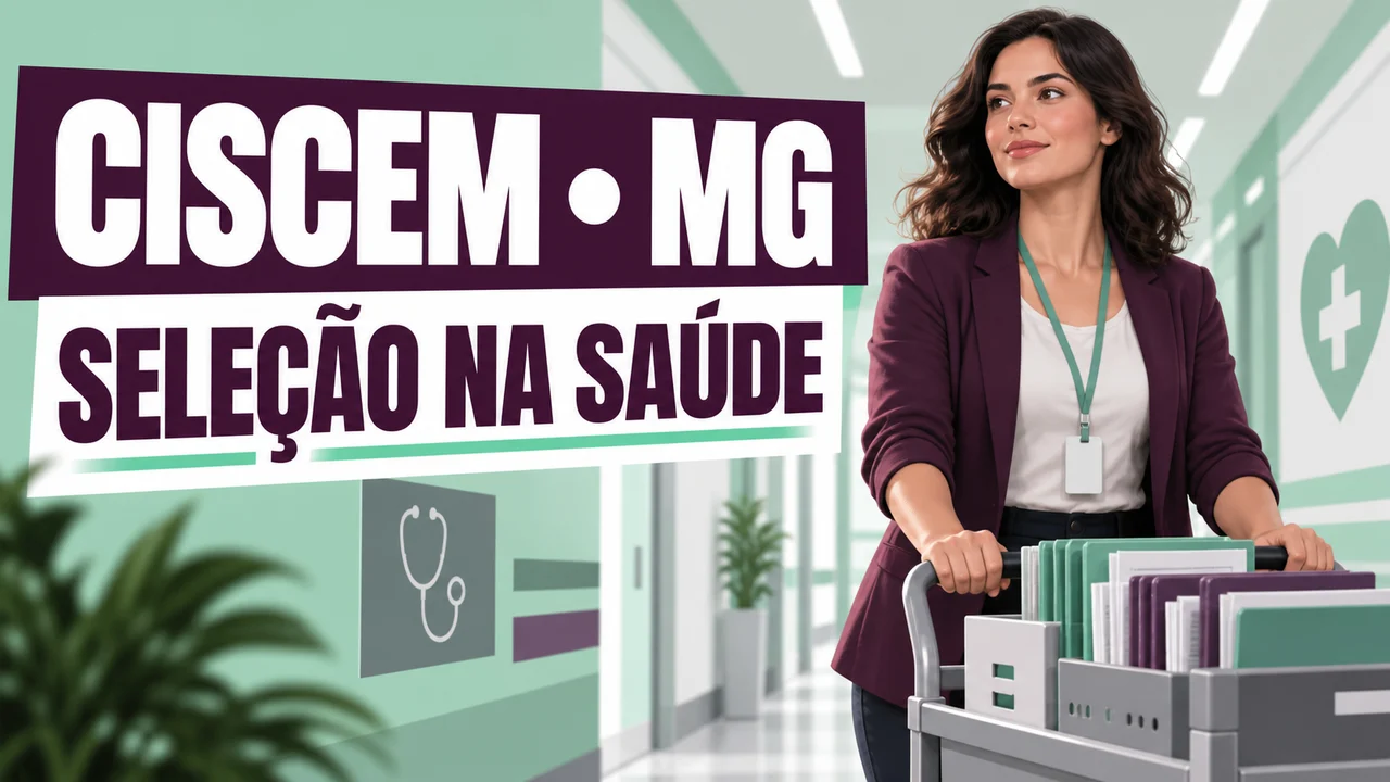Capa ilustrativa: CISCEM • MG. SELEÇÃO NA SAÚDE