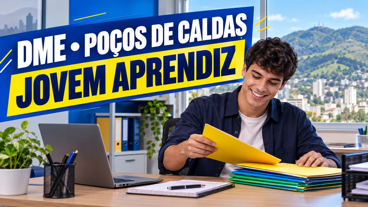 Capa ilustrativa: DME • POÇOS DE CALDAS. JOVEM APRENDIZ