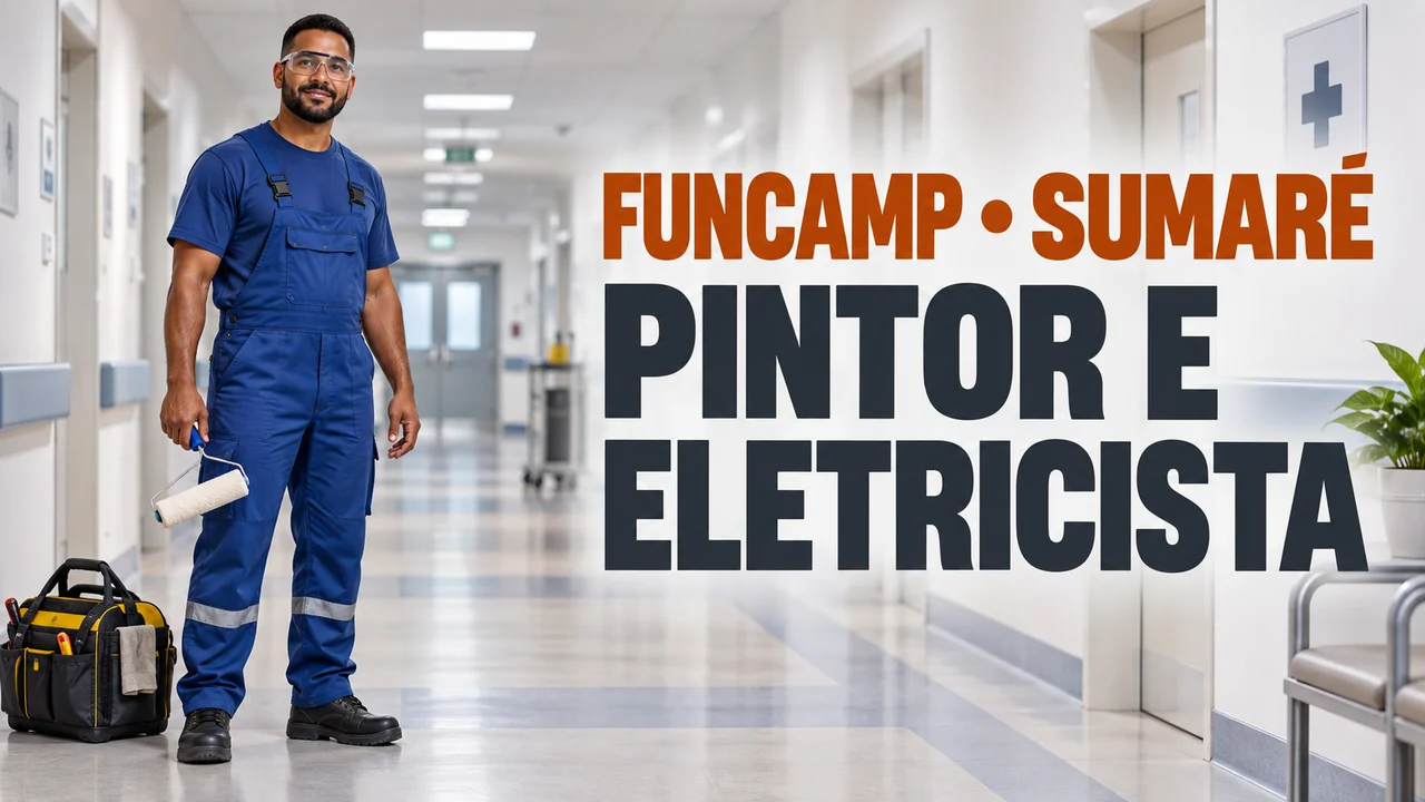 Capa ilustrativa: FUNCAMP • SUMARÉ. PINTOR E. ELETRICISTA