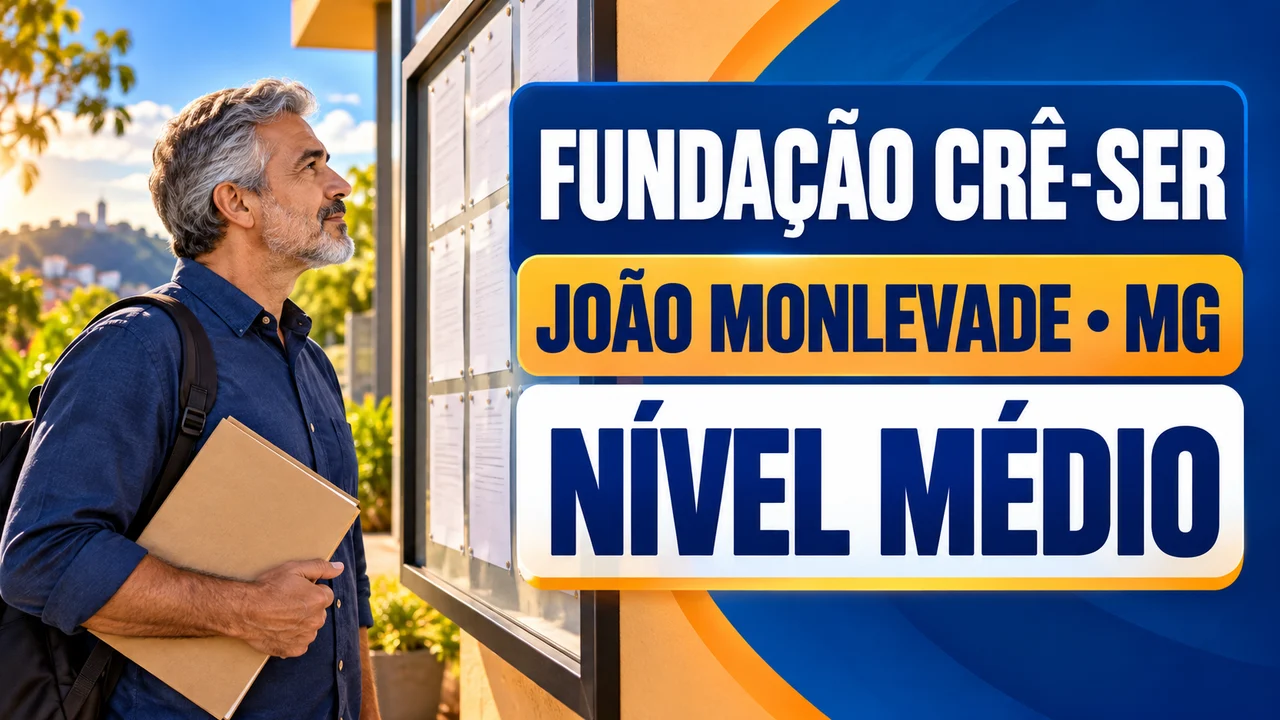 Capa ilustrativa: FUNDAÇÃO CRÊ-SER. JOÃO MONLEVADE • MG. NÍVEL MÉDIO