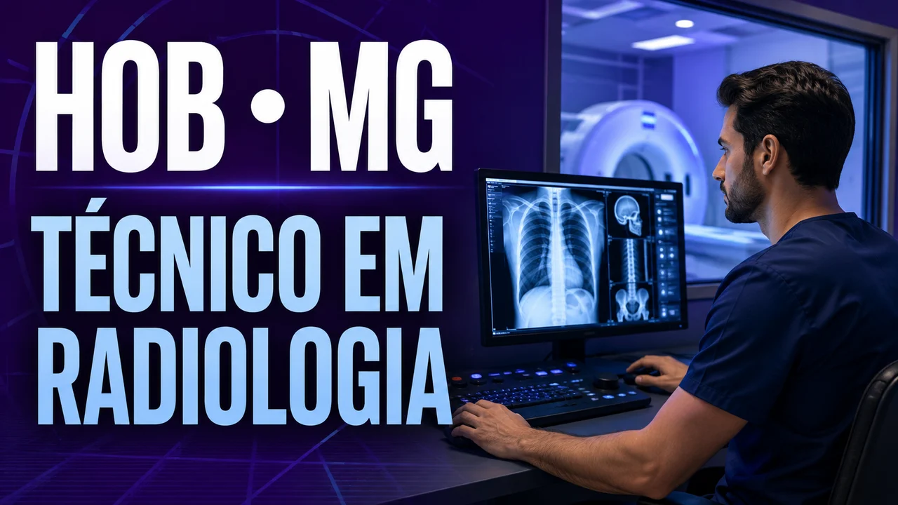 Capa ilustrativa: HOB • MG. TÉCNICO EM RADIOLOGIA