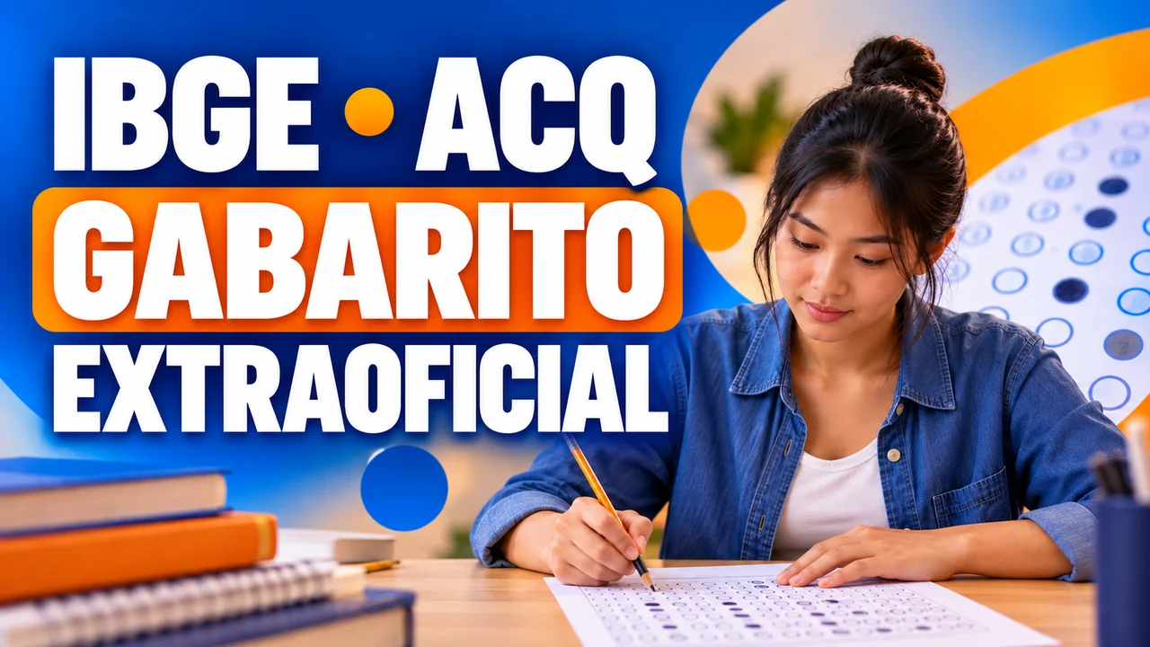 Capa ilustrativa: IBGE • ACQ. GABARITO EXTRAOFICIAL