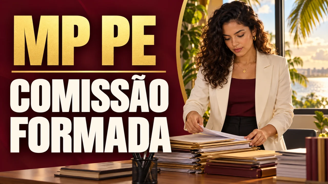 Capa ilustrativa: MP PE. COMISSÃO FORMADA