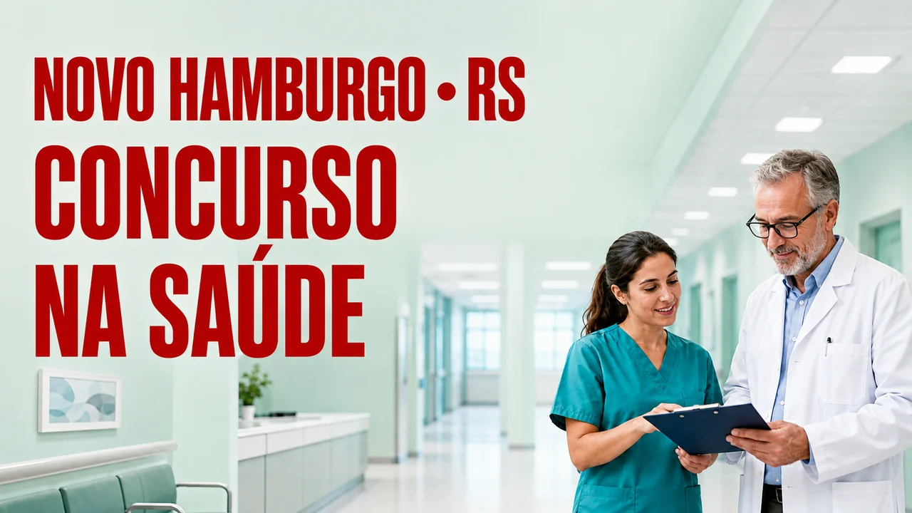 Capa ilustrativa: NOVO HAMBURGO • RS. CONCURSO NA SAÚDE