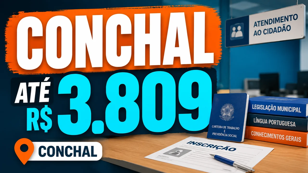 Capa ilustrativa: CONCHAL. ATÉ R$ 3.809