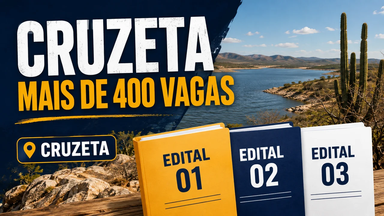 Capa ilustrativa: CRUZETA. MAIS DE 400 VAGAS