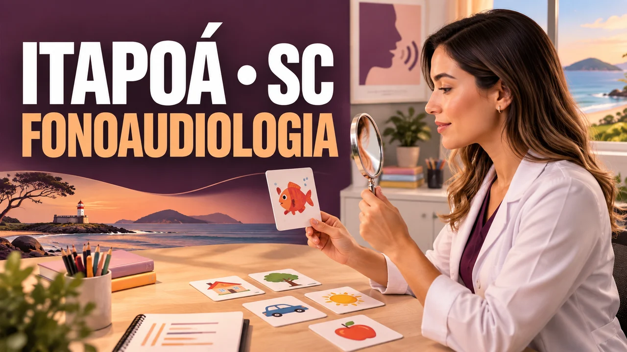 Capa ilustrativa: ITAPOÁ • SC. FONOAUDIOLOGIA