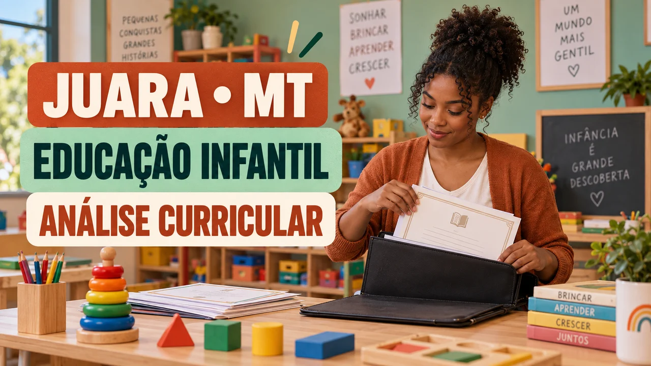 Capa ilustrativa: JUARA • MT. EDUCAÇÃO INFANTIL. ANÁLISE CURRICULAR
