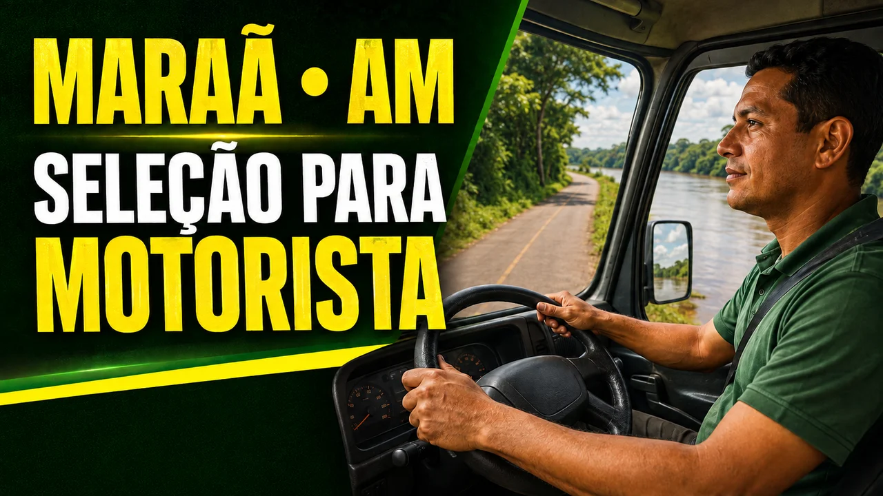 Capa ilustrativa: MARAÃ • AM. SELEÇÃO PARA MOTORISTA
