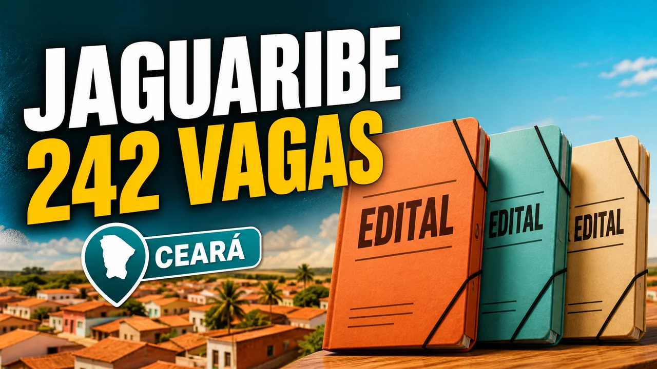 Capa ilustrativa: JAGUARIBE. 242 VAGAS