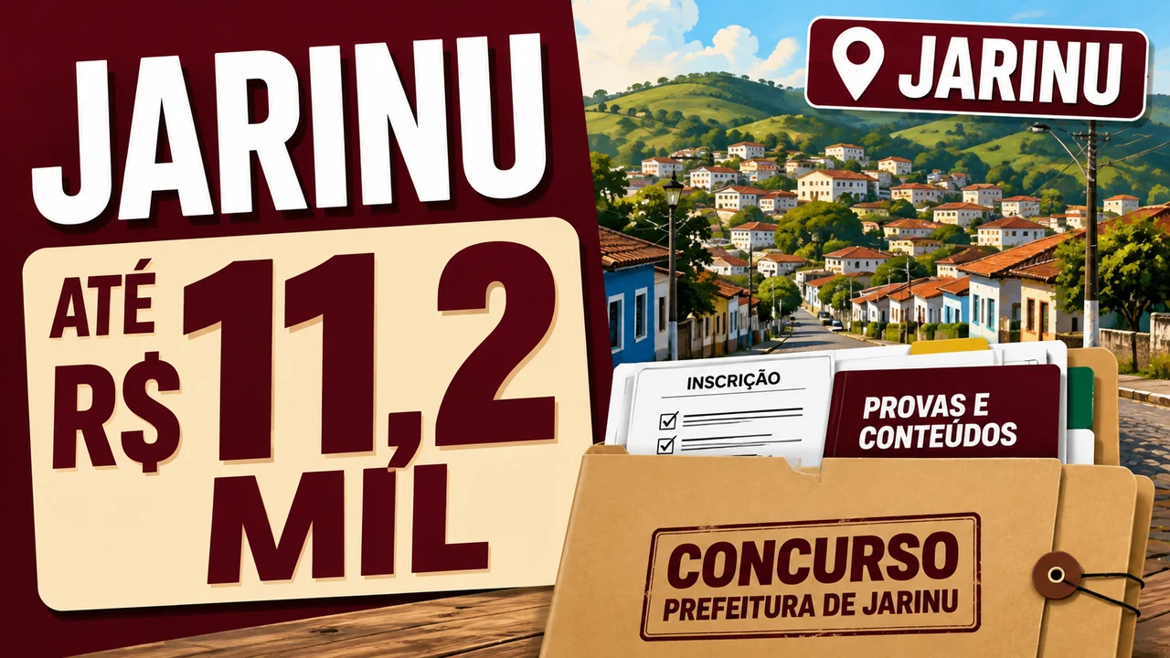 Capa ilustrativa: JARINU. ATÉ R$ 11,2 MIL