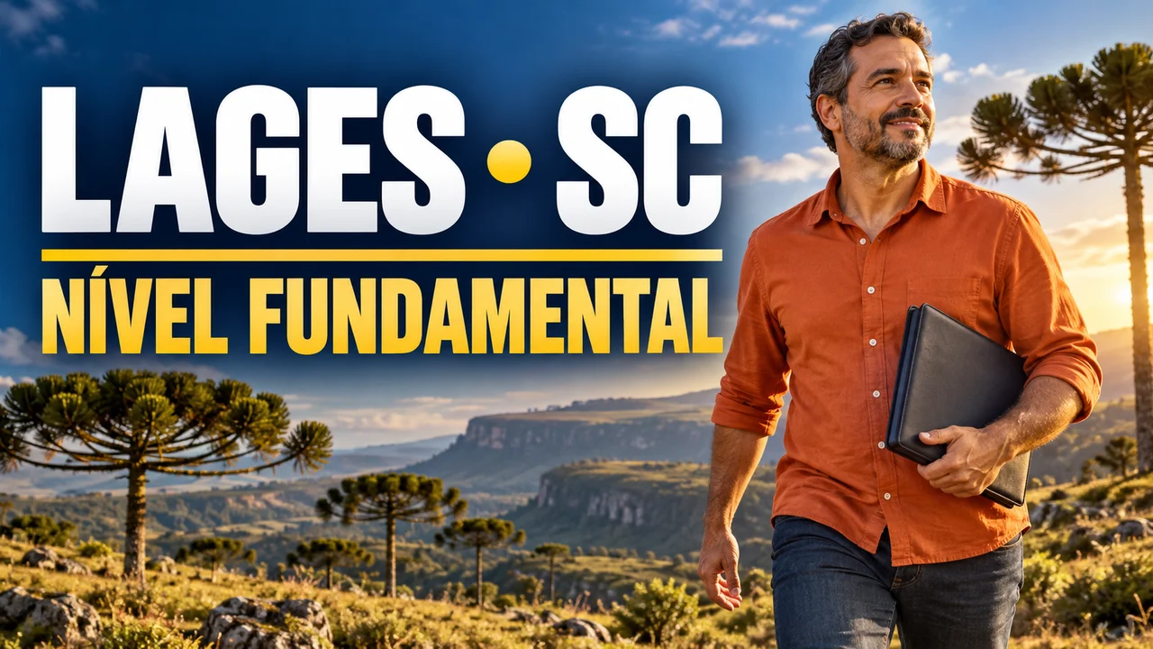 Capa ilustrativa: LAGES • SC. NÍVEL FUNDAMENTAL