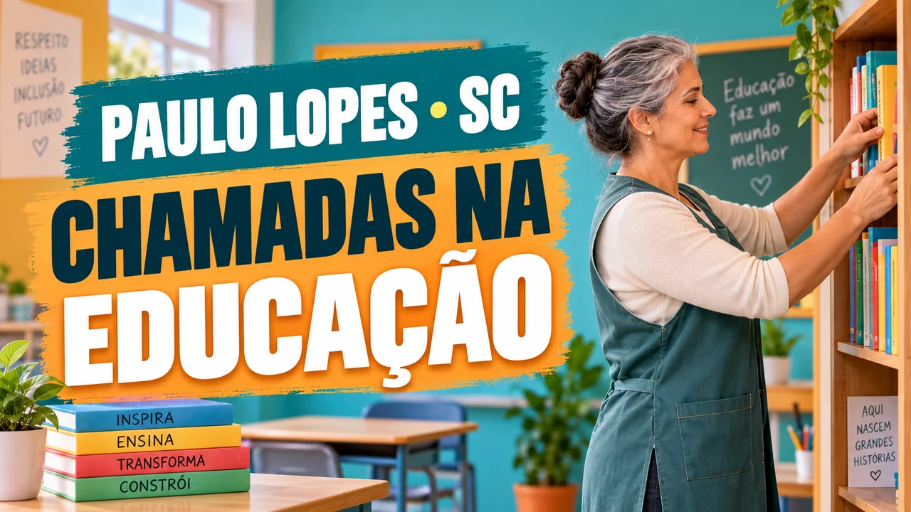 Capa ilustrativa: PAULO LOPES • SC. CHAMADAS NA EDUCAÇÃO