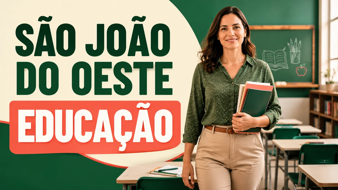 Capa ilustrativa: SÃO JOÃO DO OESTE. EDUCAÇÃO
