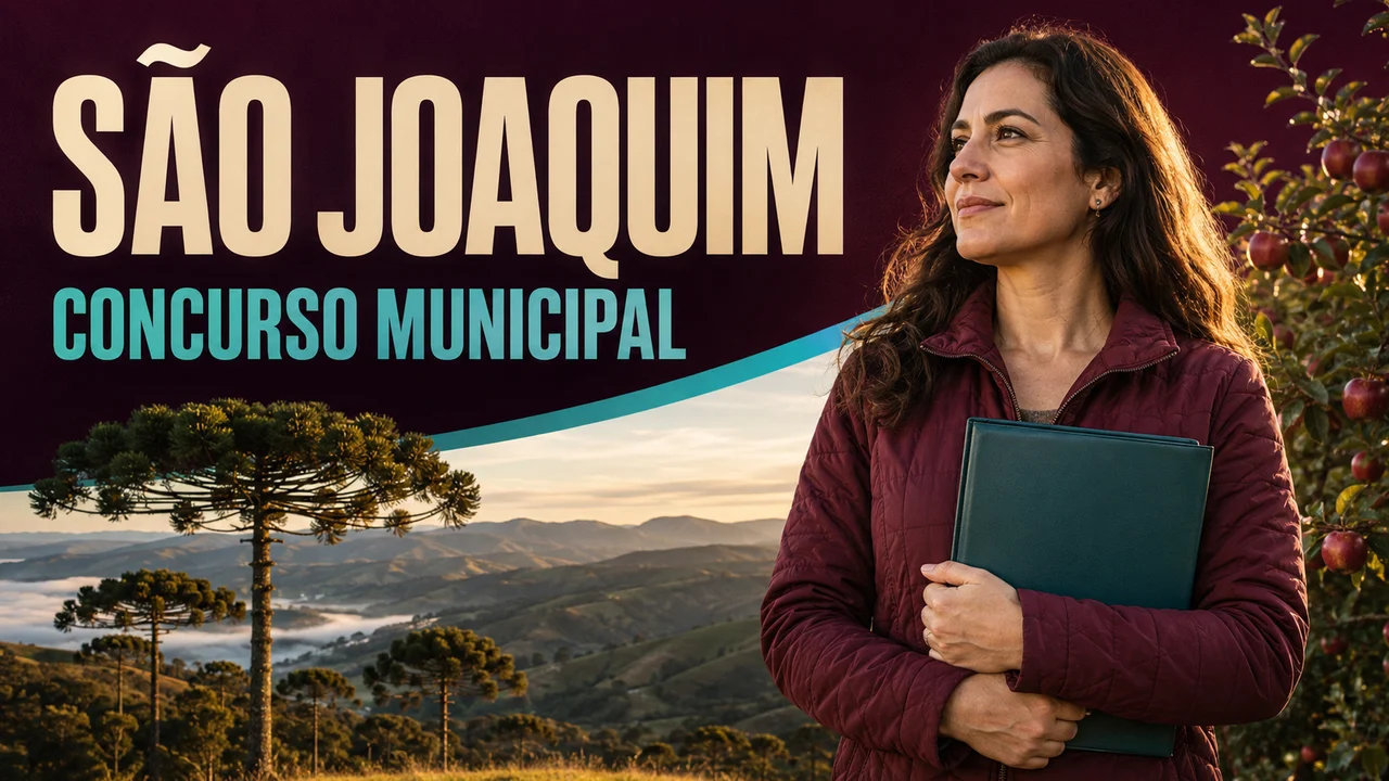 Capa ilustrativa: SÃO JOAQUIM. CONCURSO MUNICIPAL
