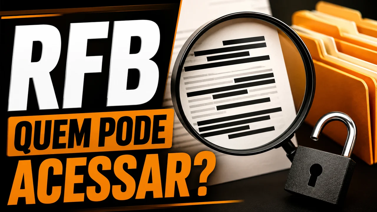Capa ilustrativa: RFB. QUEM PODE ACESSAR?