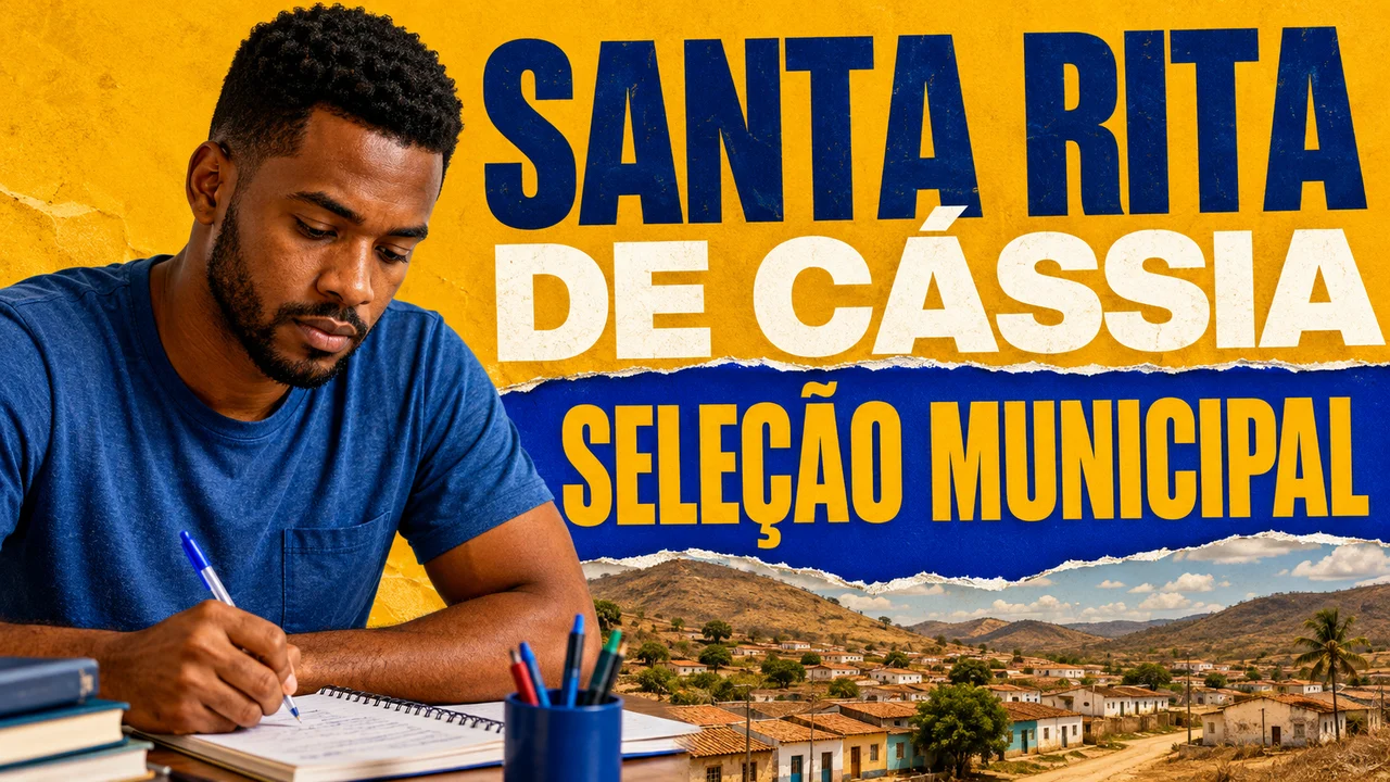 Capa ilustrativa: SANTA RITA DE CÁSSIA. SELEÇÃO MUNICIPAL