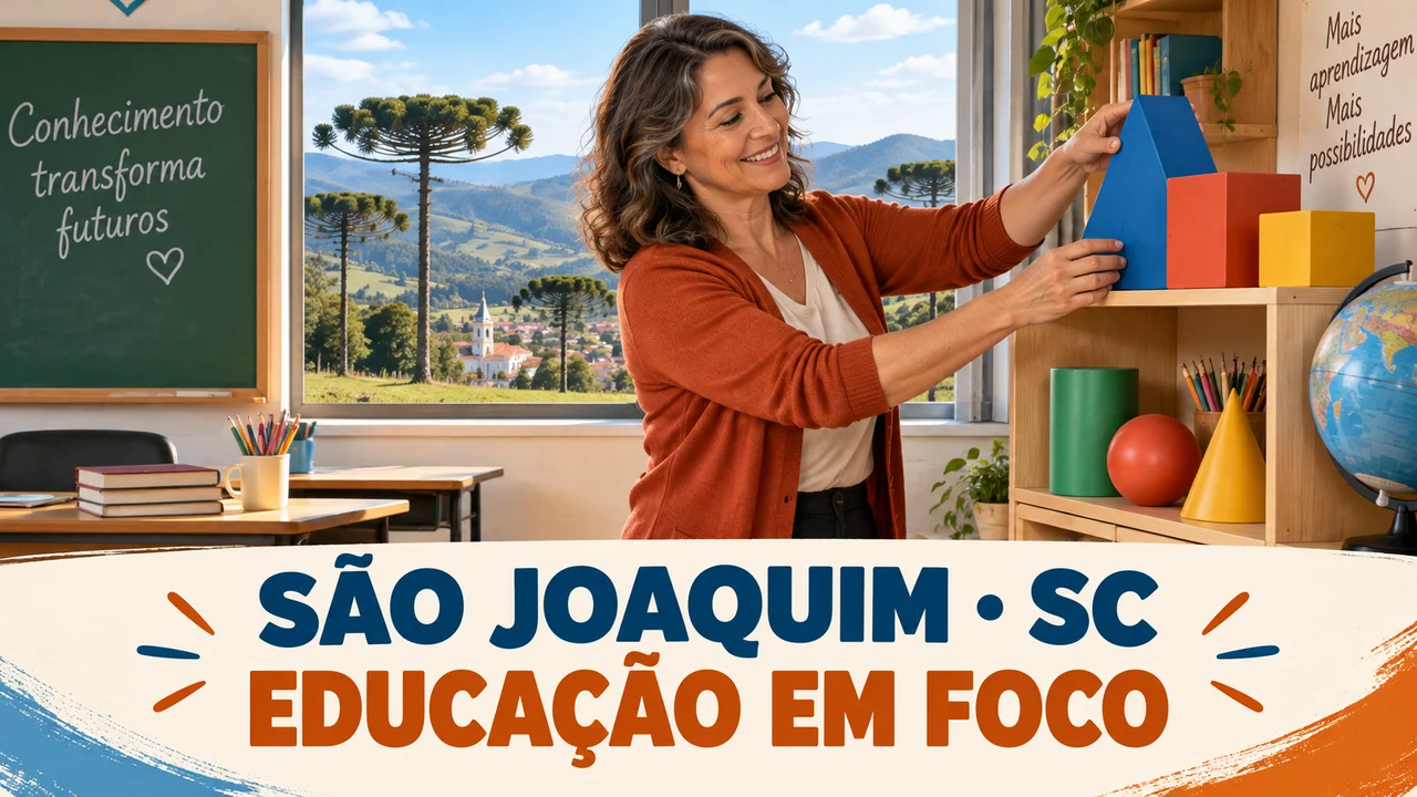 Capa ilustrativa: SÃO JOAQUIM • SC. EDUCAÇÃO EM FOCO