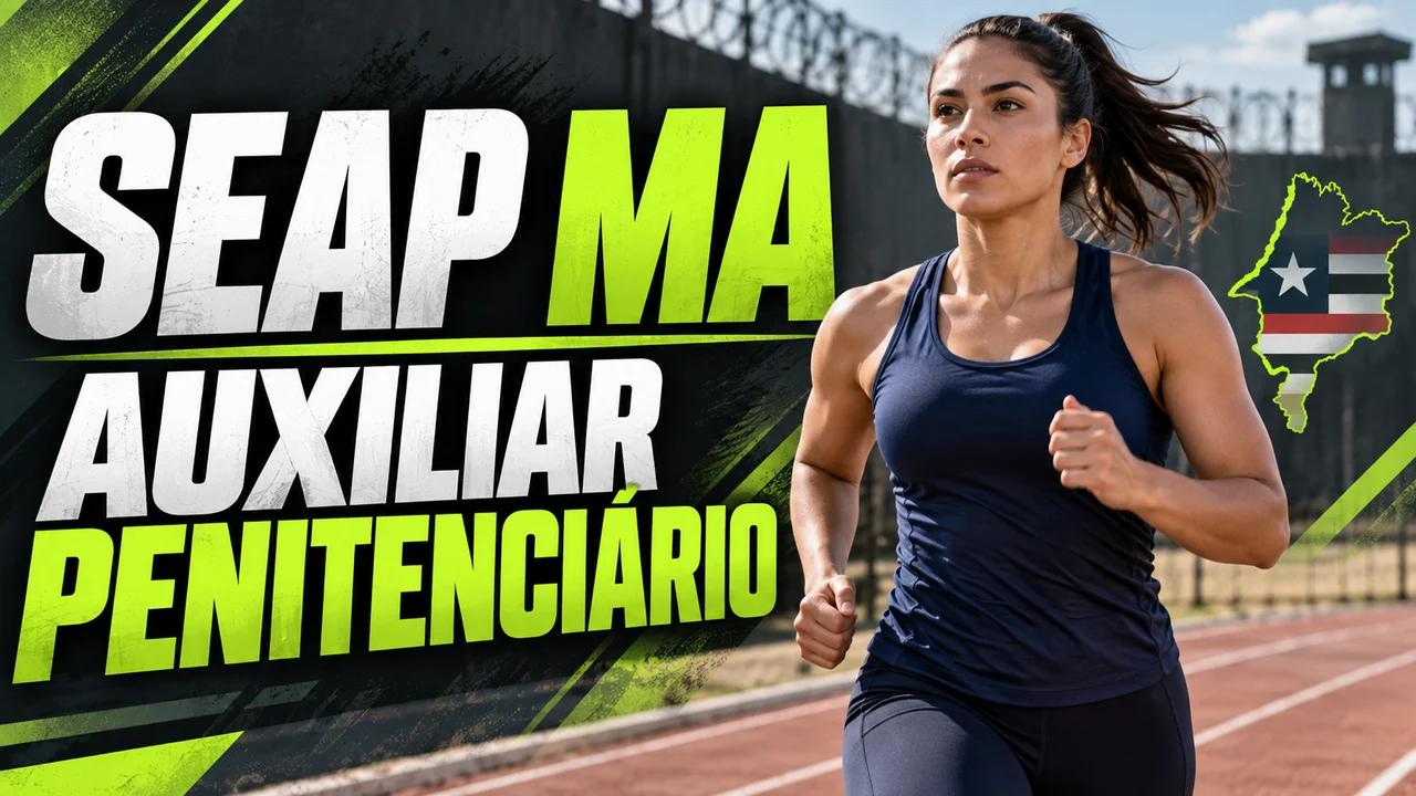 Capa ilustrativa: SEAP MA. AUXILIAR PENITENCIÁRIO