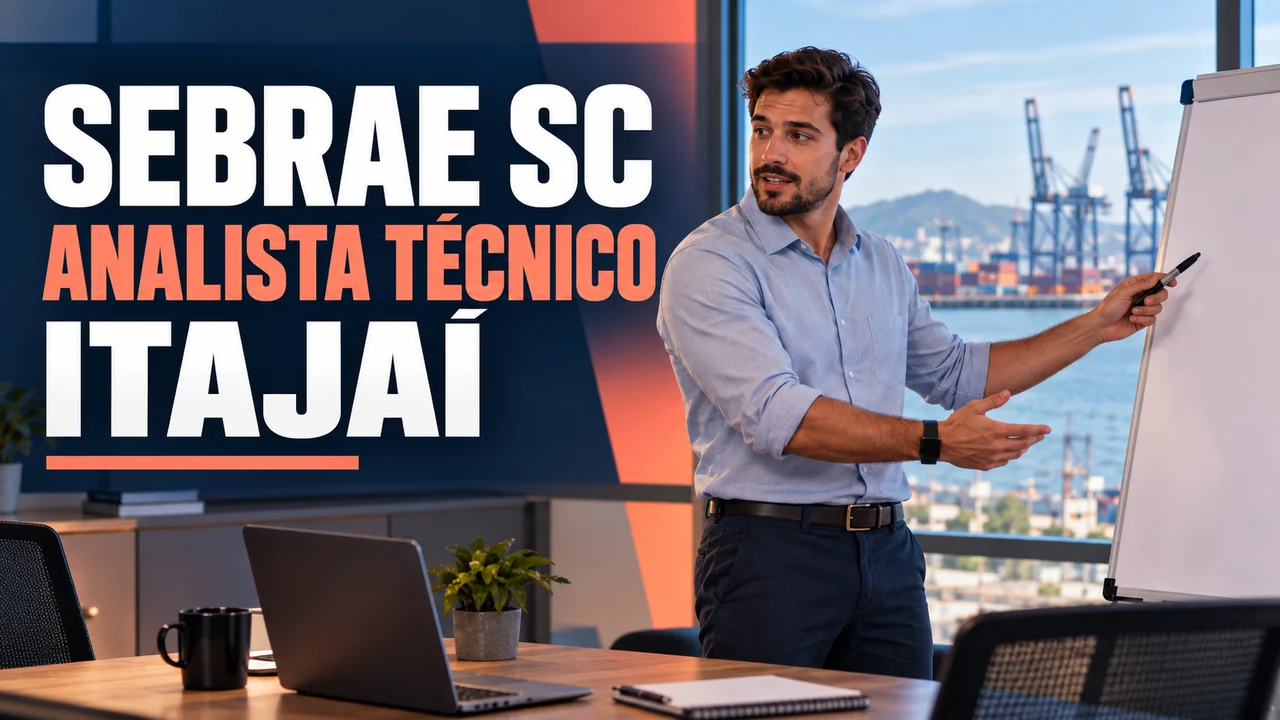 Capa ilustrativa: SEBRAE SC. ANALISTA TÉCNICO. ITAJAÍ