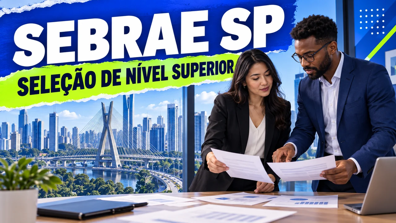 Capa ilustrativa: SEBRAE SP. SELEÇÃO DE NÍVEL SUPERIOR