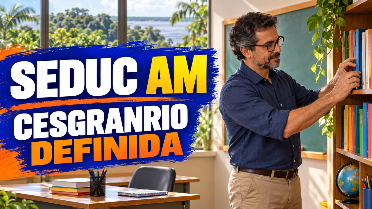 Capa ilustrativa: SEDUC AM. CESGRANRIO DEFINIDA