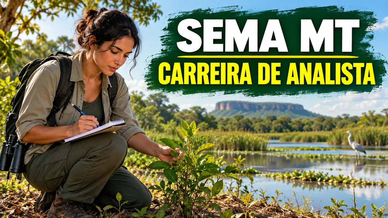 Capa ilustrativa: SEMA MT. CARREIRA DE ANALISTA