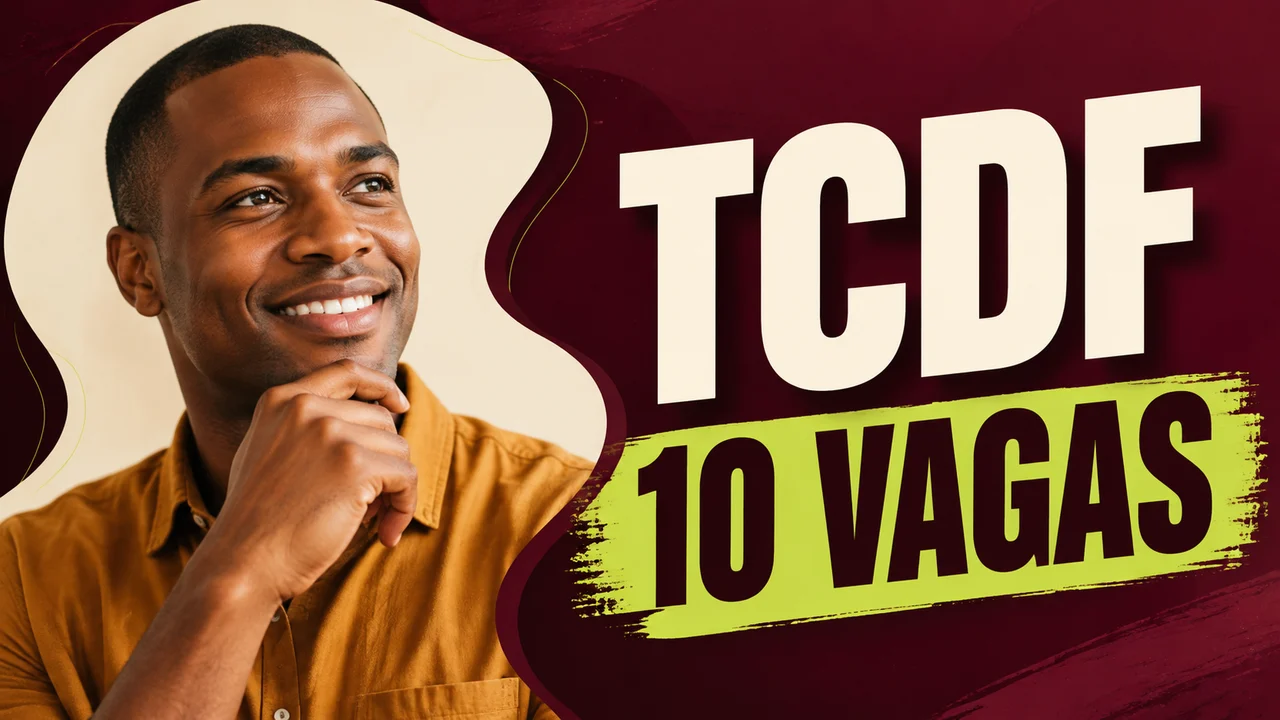 Capa ilustrativa: TCDF. 10 VAGAS