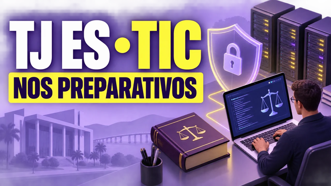 Capa ilustrativa: TJ ES • TIC. NOS PREPARATIVOS