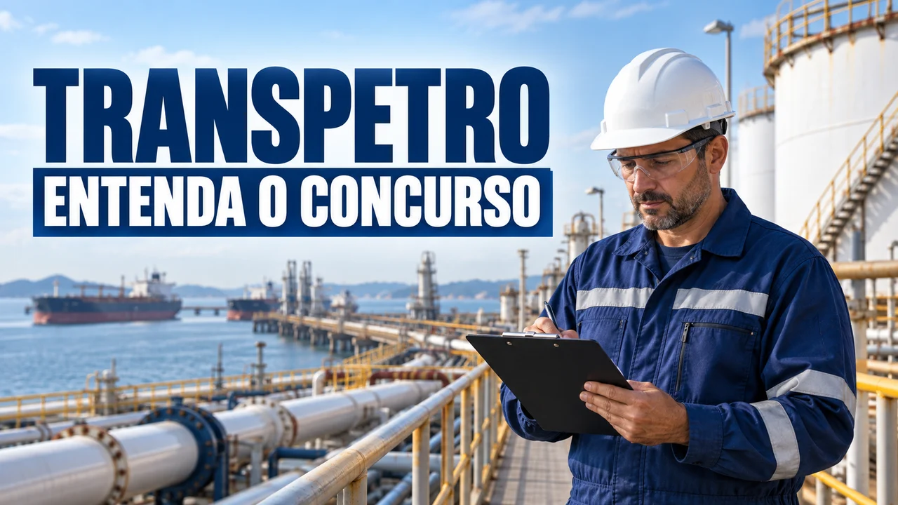 Capa ilustrativa: TRANSPETRO. ENTENDA O CONCURSO