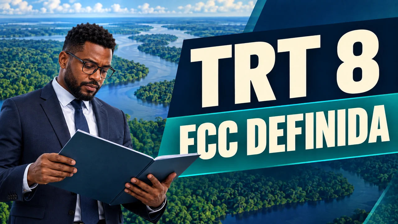 Capa ilustrativa: TRT 8. FCC DEFINIDA