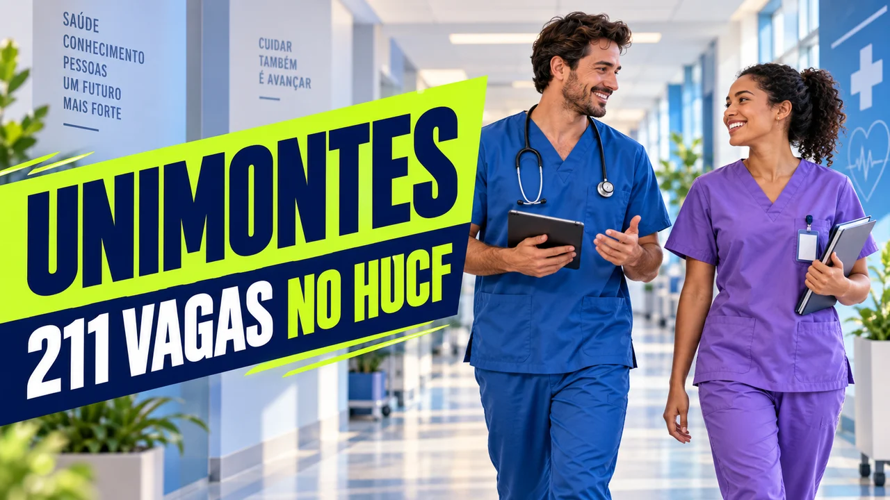 Capa ilustrativa: UNIMONTES. 211 VAGAS NO HUCF